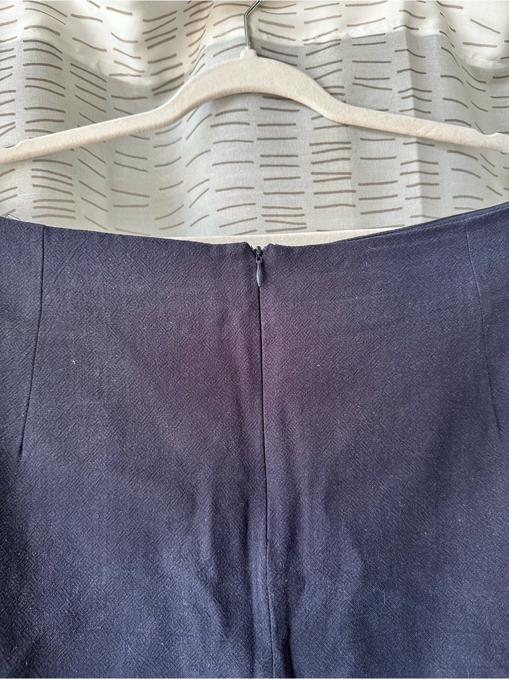 Umgee Navy Mini Skirt with Multicolor Floral Embroidery - Picture 8 of 9